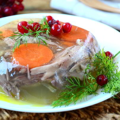 Холодец из петуха