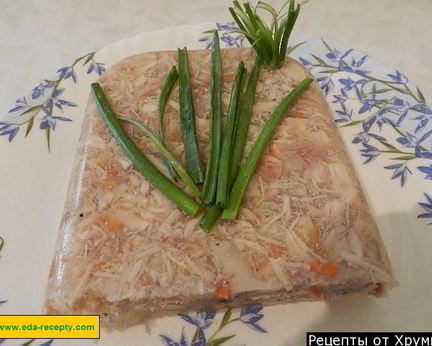 Холодец из свиных ножек и рульки