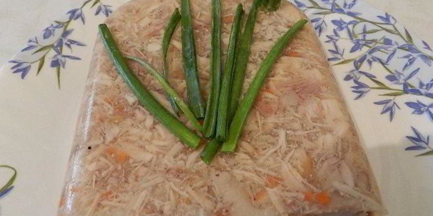 Рецепт холодца из свиных ножек и рульки