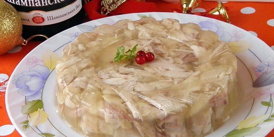 Рецепт холодца из свиных ножек