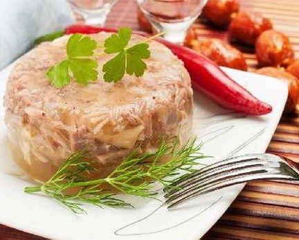 Холодец из телячьей ноги