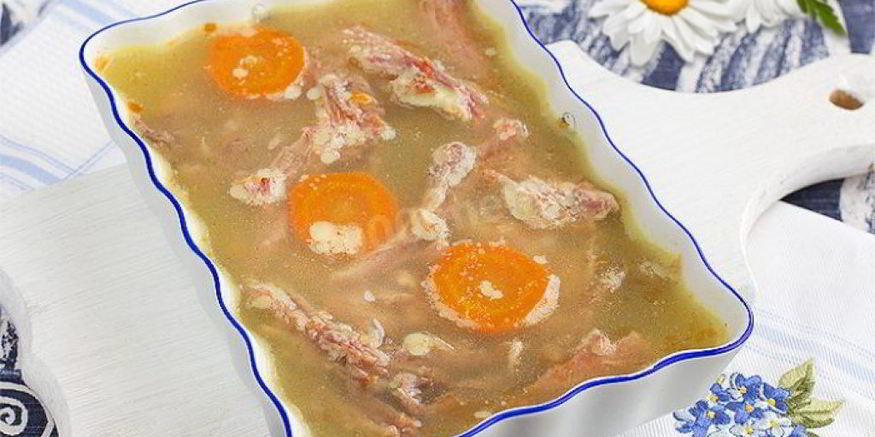 Рецепт холодца на костях
