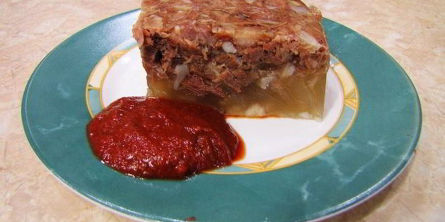 Рецепт холодца, просто холодец