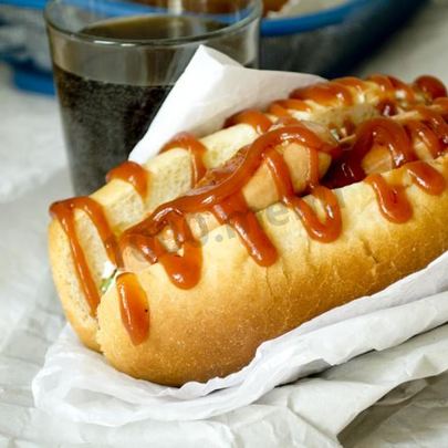 Домашний хот дог в дрожжевом тесте