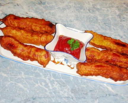 Хот-дог Бенгальские огни