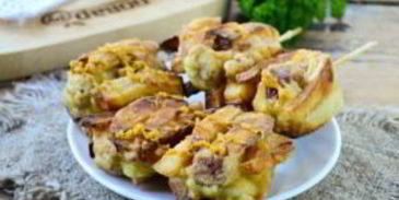 хот дог из картошки фри