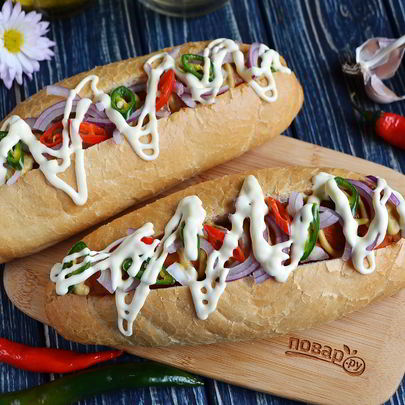 Хот-дог Морковка