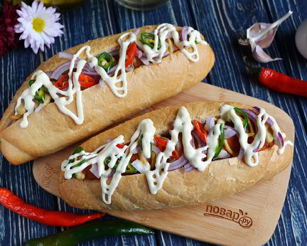 Хот-дог Морковка