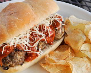 Хот-дог с фаршем