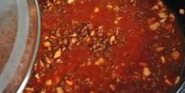 хот-дог с фаршем