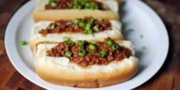 хот-дог с фаршем