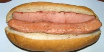 хот-дог с горчицей