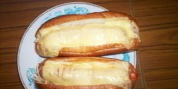 хот-дог с капустой