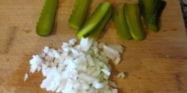 хот-дог с селедкой