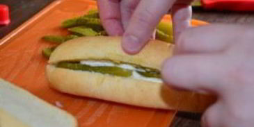 хот-дог с сыром