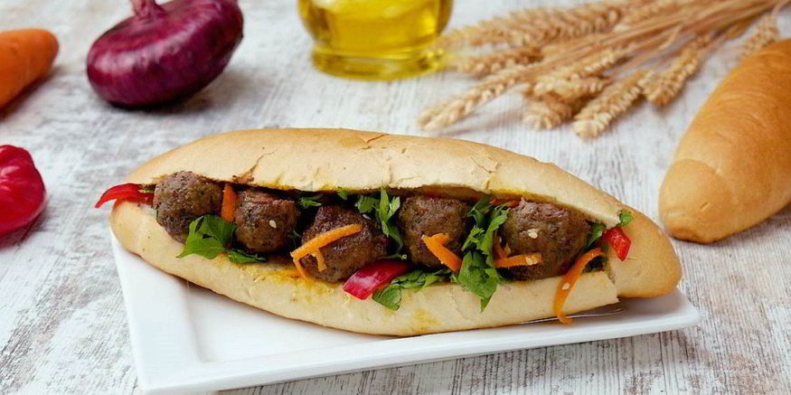 Рецепт хот-дога с тефтельками