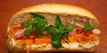 хот-дог с ветчиной