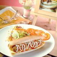 Рецепт Хот-догов с капустным салатом по-азиатски