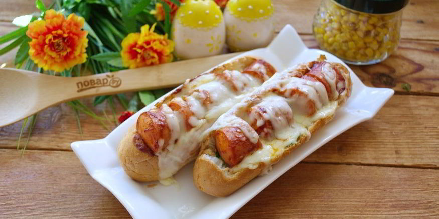 Рецепт хот-догов в булочках