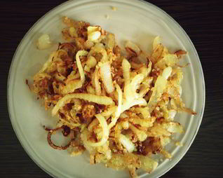 Хрустящий лук для хот-догов