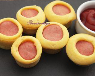 Мини-кексики Хот-Дог