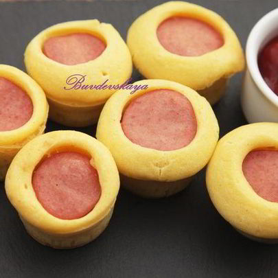 Мини-кексики Хот-Дог