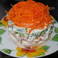 Рецепт Корейской моркови с курицей