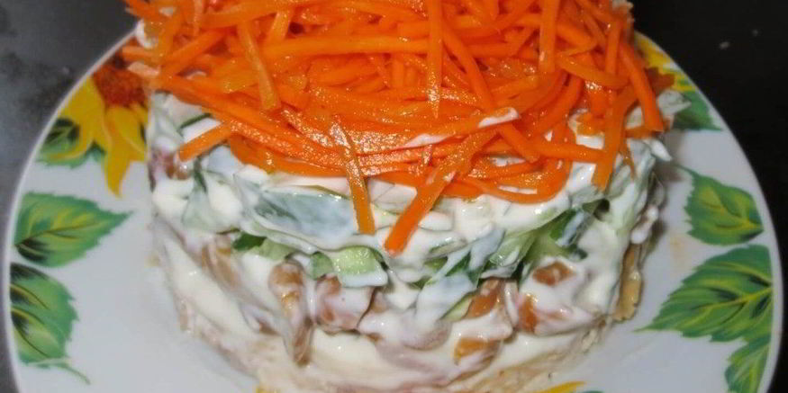 Рецепт корейской моркови с курицей