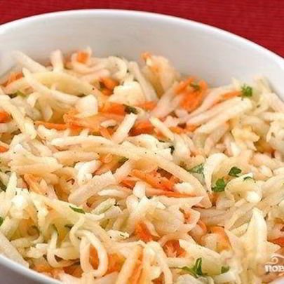 Морковь по-корейски с капустой