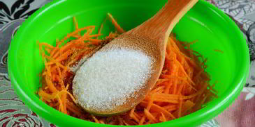 морковь по-корейски с приправой