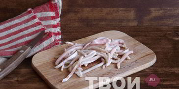 морковь с кальмаром по-корейски