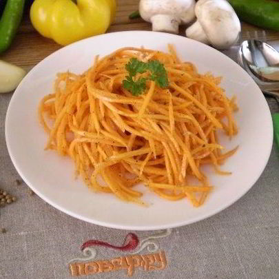 Морковка по-корейски острая
