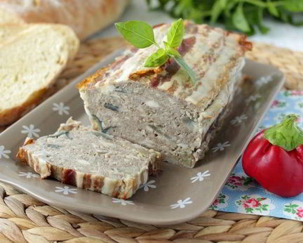 Мясной террин с баклажаном
