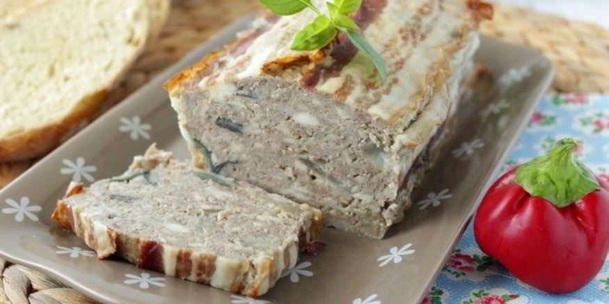 Рецепт мясного террина с баклажаном