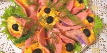 новогодняя закуска колокольчики