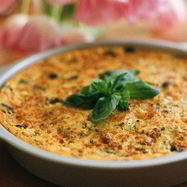 Рецепт Фриттаты из кабачков и моркови с оливками