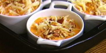 фриттата из тыквы с беконом и орехами пекан