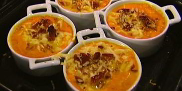 фриттата из тыквы с беконом и орехами пекан