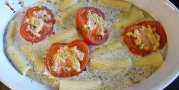 фриттата с помидорами