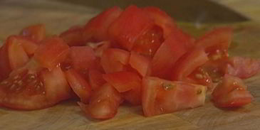 фриттата с цукини, морковью и помидором