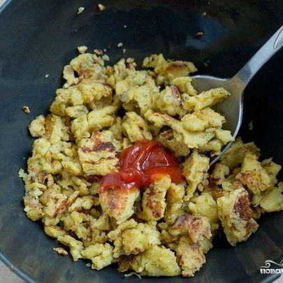 Омлет из яичного порошка