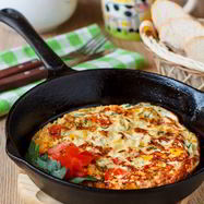 Рецепт Омлета на молоке с овощами