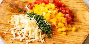 омлет на молоке с овощами