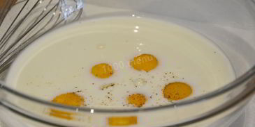 омлет на молоке