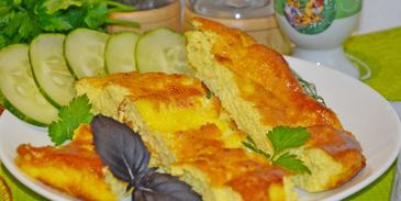 омлет на молоке