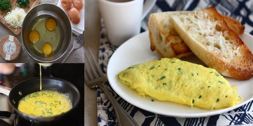 Рецепт омлета по-французски