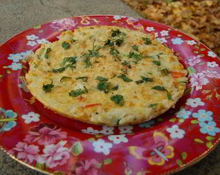 Омлет по-мексикански