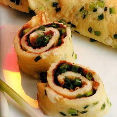 Омлет с изюмом