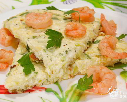 Омлет с молодыми кабачками Нежность