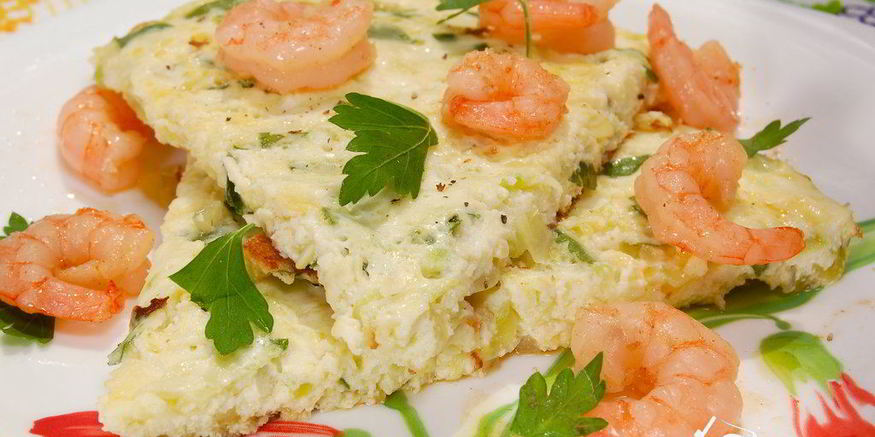 Рецепт омлета с молодыми кабачками нежность